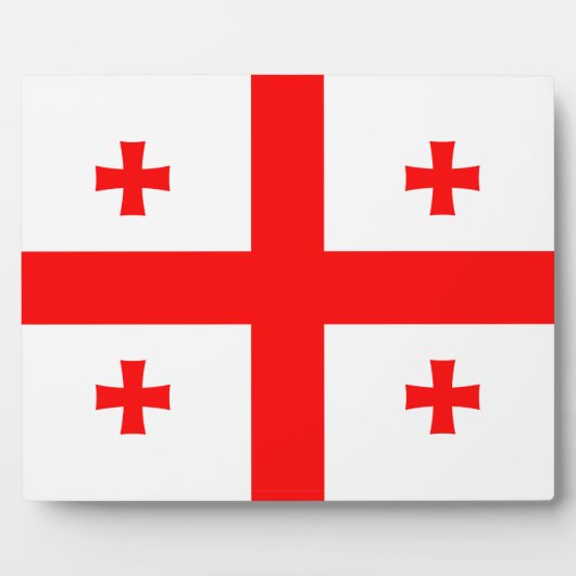 ジョージア州旗の額 フォトプラーク (正面)