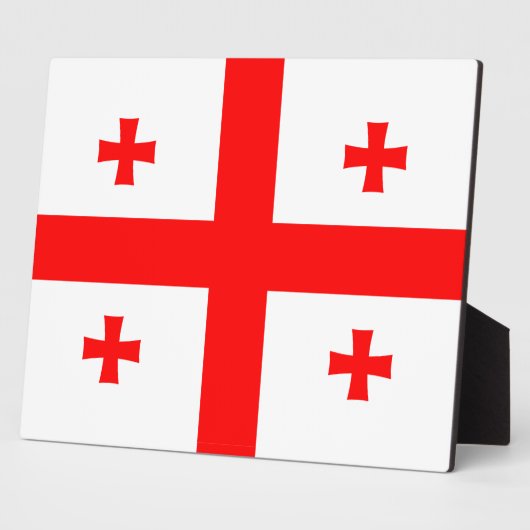 ジョージア州旗の額 フォトプラーク (側面)