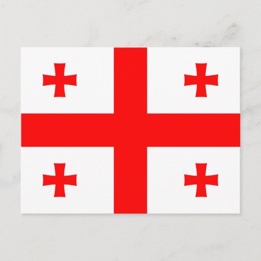 ジョージア州旗はがき ポストカード (正面)