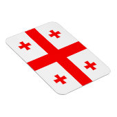 ジョージア州旗を持つフレキシブルなフォトマグネット マグネット (右側)