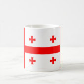 ジョージア州旗を持つマグカップ コーヒーマグカップ (中央)
