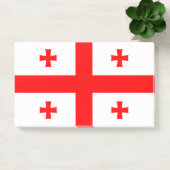 ジョージア州旗を持つメモ ポストイット (オフィス)