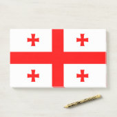ジョージア州旗を持つメモ ポストイット (デスク)