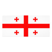 ジョージア州旗を持つラックカード ラックカード (裏面)