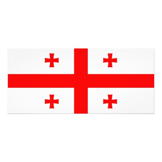 ジョージア州旗を持つラックカード ラックカード (裏面)