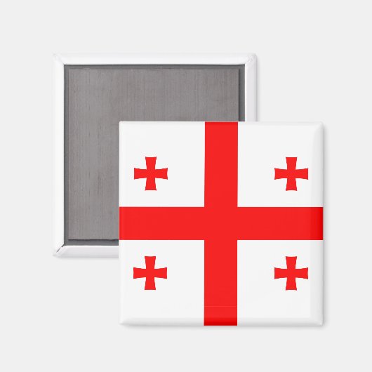 ジョージア州旗を持つ磁石 マグネット (正面/裏面)
