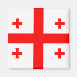 ジョージア州旗を持つ磁石 マグネット