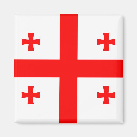 ジョージア州旗を持つ磁石 マグネット (正面)