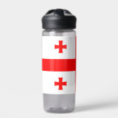 ジョージア州旗を掲げたウォーターボトル ウォーターボトル (正面)