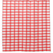 ジョージア州旗を掲げた愛国的なシャワーカーテン シャワーカーテン (正面)