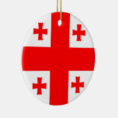 ジョージア州旗オーナメント セラミックオーナメント (右)
