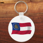 ジョージア州旗キーチェーン キーホルダー (正面)