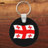 ジョージア州旗キーチェーン キーホルダー (正面)