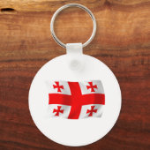 ジョージア州旗キーチェーン キーホルダー (正面)
