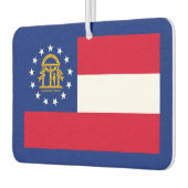 ジョージア州旗デザイン カーエアーフレッシュナー (左)