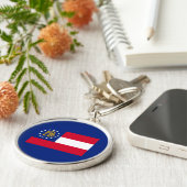 ジョージア州旗デザイン キーホルダー (側面)