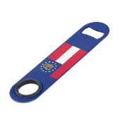 ジョージア州旗デザイン スピード栓抜き (正面アングル)