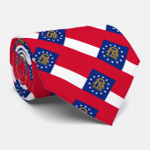 ジョージア州旗デザイン ネクタイ (ロール)