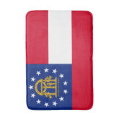 ジョージア州旗デザイン バスマット (正面縦)