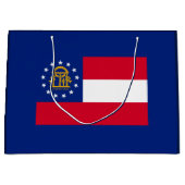 ジョージア州旗デザイン ラージペーパーバッグ (正面)