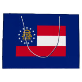 ジョージア州旗デザイン ラージペーパーバッグ (裏面)