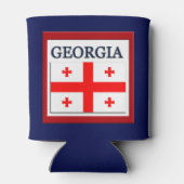 ジョージア州旗デザイン 缶クーラー (裏面)