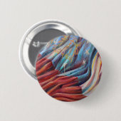 ジョージア州旗絵を描のボタン 缶バッジ (正面&裏面)