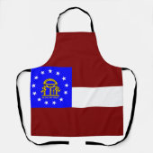 ジョージア州旗 エプロン (正面)