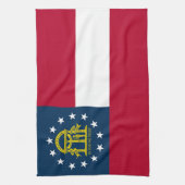 ジョージア州旗 キッチンタオル (縦)