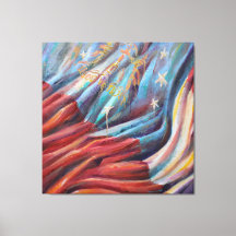 ジョージア州旗 – キャンバス印刷