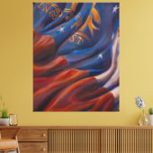 ジョージア州旗 – キャンバス印刷 キャンバスプリント (インサイチュ (リビング))