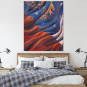 ジョージア州旗 – キャンバス印刷 キャンバスプリント (インサイチュ (寝室))