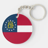 ジョージア州旗 キーホルダー (裏面)