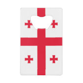 ジョージア州旗 クレジットカード栓抜き (正面)