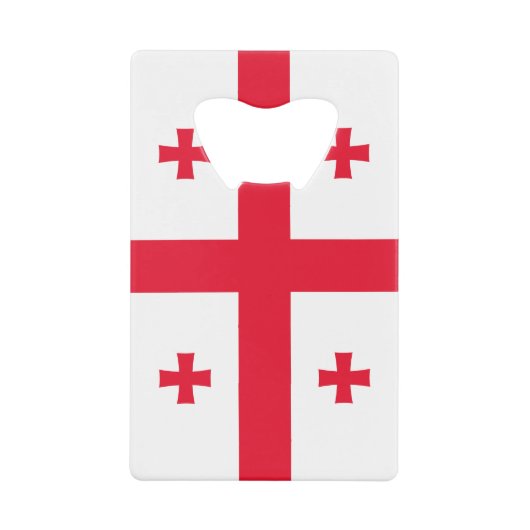 ジョージア州旗 クレジットカード栓抜き (正面)