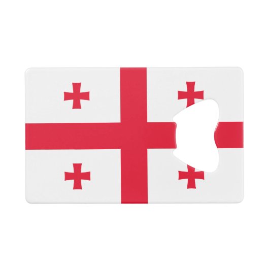 ジョージア州旗 クレジットカード栓抜き (正面(横))