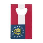 ジョージア州旗 クレジットカード栓抜き (裏面)