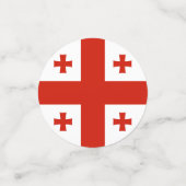 ジョージア州旗 コンフェッティ (スモール正面)