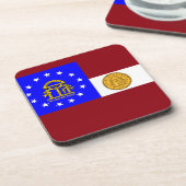 ジョージア州旗 コースター (左側)