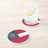 ジョージア州旗 コースター (側面)