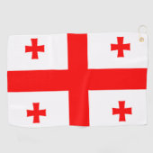 ジョージア州旗 ゴルフタオル (横)