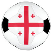 ジョージア州旗 サッカーボール (回転)