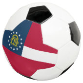 ジョージア州旗 サッカーボール (3/4)