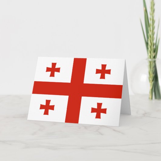 ジョージア州旗 サンキューカード (正面)