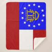 ジョージア州旗 シェルパブランケット (正面)