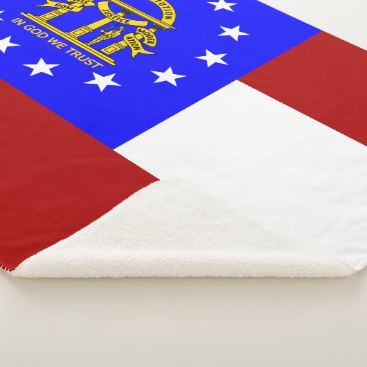 ジョージア州旗 シェルパブランケット (3/4)