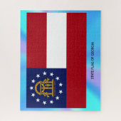 ジョージア州旗 ジグソーパズル (縦)