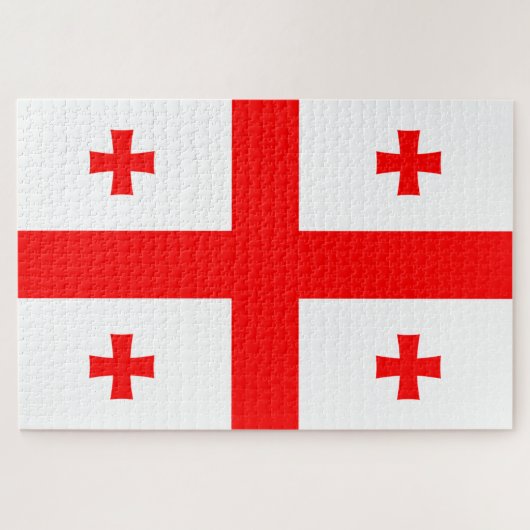 ジョージア州旗 ジグソーパズル (横)