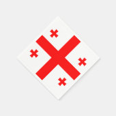 ジョージア州旗 スタンダードカクテルナプキン (角)