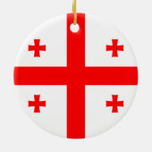 ジョージア州旗 セラミックオーナメント (裏面)
